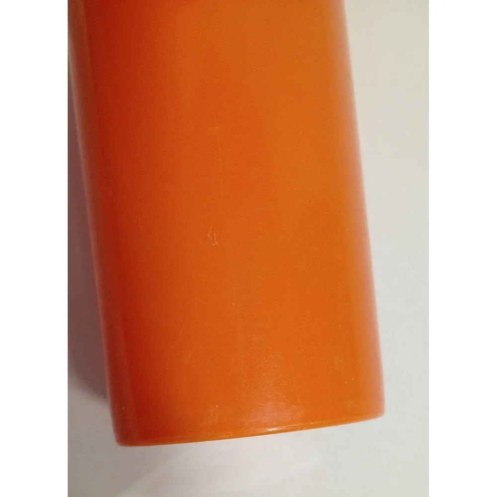 Vintage Tupperware Container 262-6 With Drink Lid 603-2 Pour Spout‎ Orange 8.5